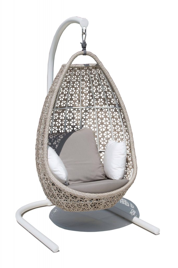 Dreamline Single Seater Hanging Swing With Stand For Balcony , Garden Swing