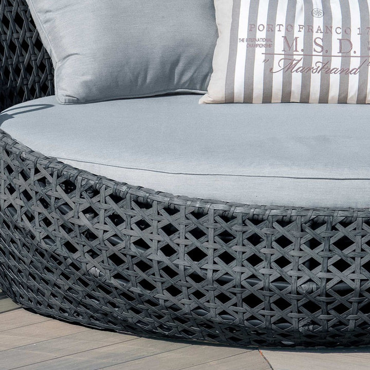 Dreamline Outdoor Furniture Poolside Sunbed With Cushion Daybed (Grey)