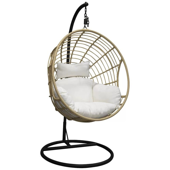 Dreamline Single Seater Hanging Swing With Stand For Balcony , Garden Swing 