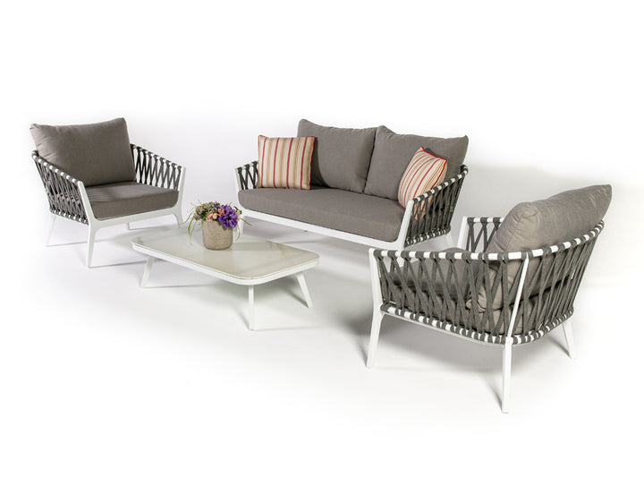 Dreamline Outdoor Garden Balcony Sofa Set  2 Seater , 2 Single seater and 1 Center Table Set Outdoor Furniture