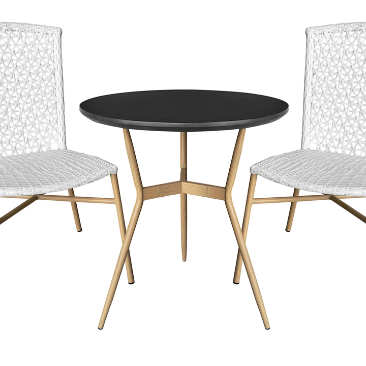 Veda Outdoor Patio Seating Set 2 Chairs and 1 Table Set