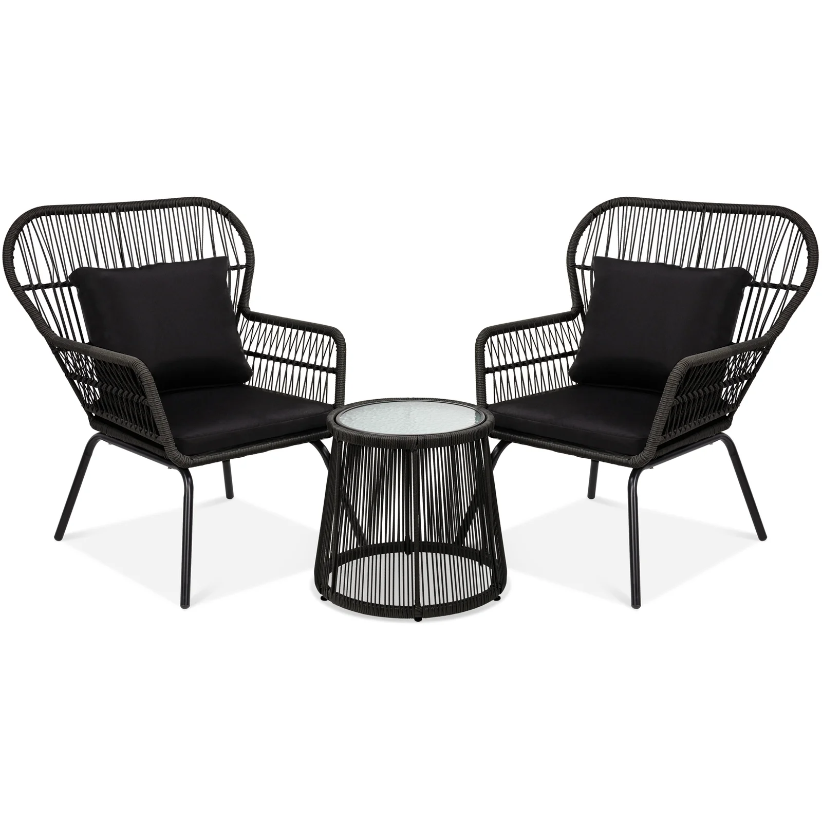 Dreamline Outdoor Furniture Garden Patio Seating Set 1+2 2 Chairs and