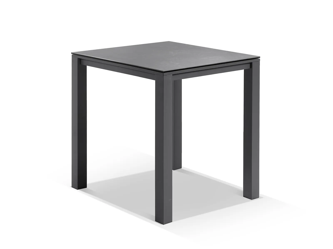 Revan Outdoor Bar Sets 4 Chairs and 1 Table Patio Bar Set (Dark Grey)