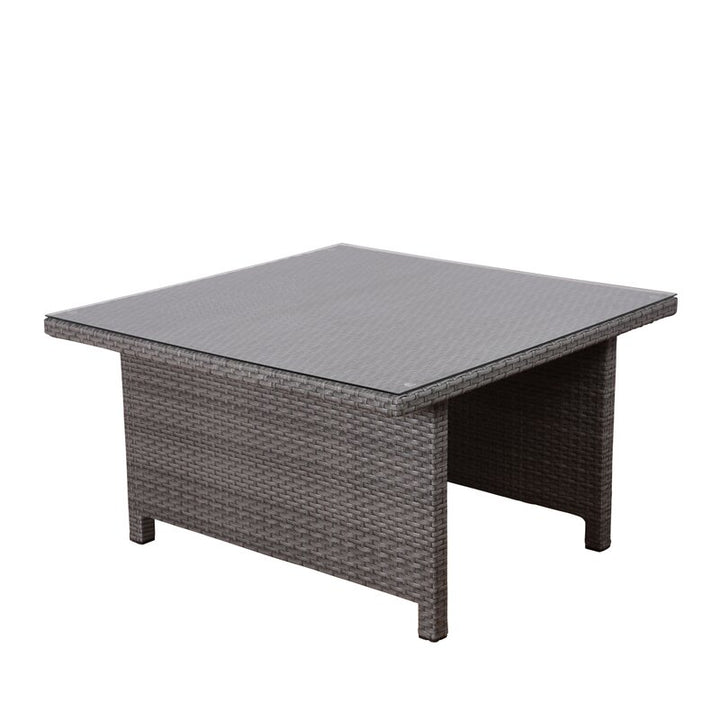 Dreamline Outdoor Garden Patio Dining Set 4 Chairs and 1 Table Set Outdoor Furniture(Gray)