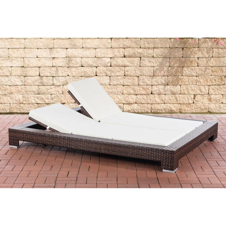 Dreamline Outdoor Furniture Poolside Lounger With Cushion Swimming Pool Lounger