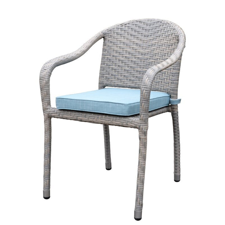 Dreamline Outdoor Furniture Garden Patio Seating Set 1+2 2 Chairs and Table Set Balcony Furniture Coffee Table Set