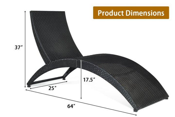 Dreamline Outdoor Furniture Poolside Lounger With Cushion Swimming Pool Lounger