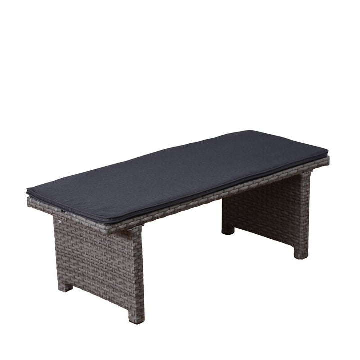 Dreamline Outdoor Garden Patio Dining Set 4 Chairs and 1 Table Set Outdoor Furniture(Gray)