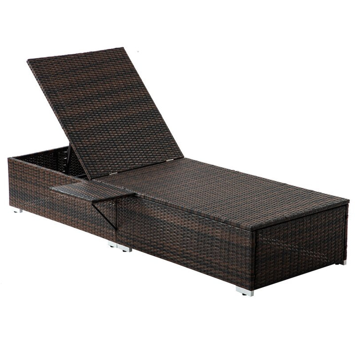 Dreamline Outdoor Furniture Poolside Double Lounger With Cushion Swimming Pool Lounger