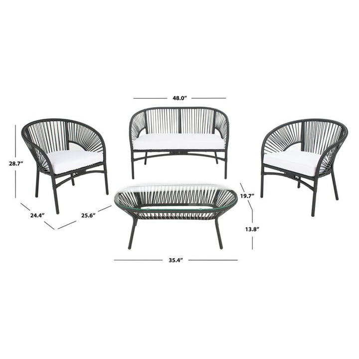 Dreamline Outdoor Garden Balcony Sofa Set 2 Seater , 2 Single seater and 1 Center Table Set Outdoor Furniture