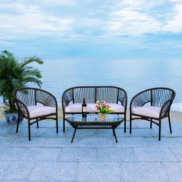 Dreamline Outdoor Garden Balcony Sofa Set 2 Seater , 2 Single seater and 1 Center Table Set Outdoor Furniture