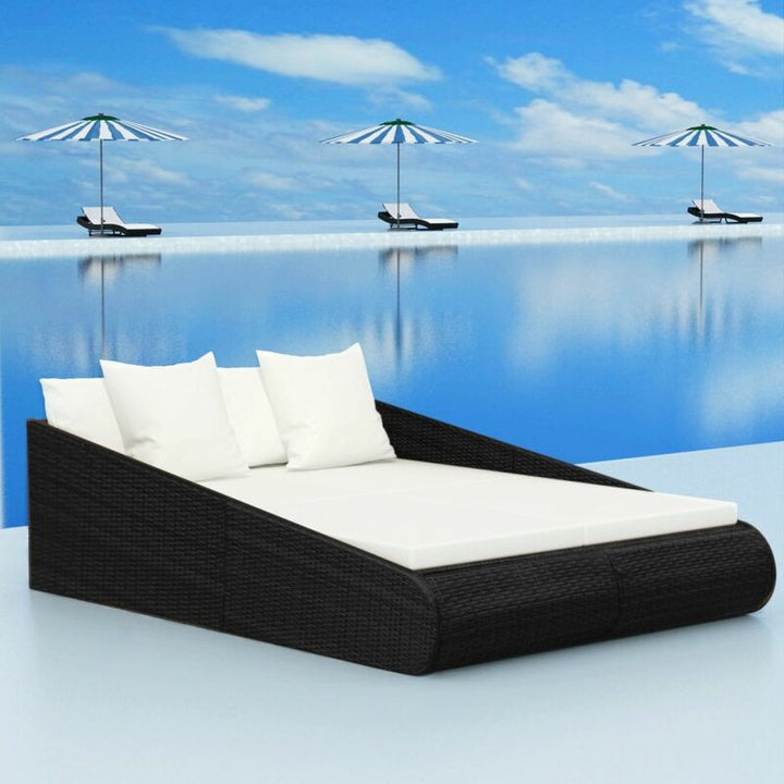 Dreamline Outdoor Furniture Poolside Sunbed With Cushion Daybed