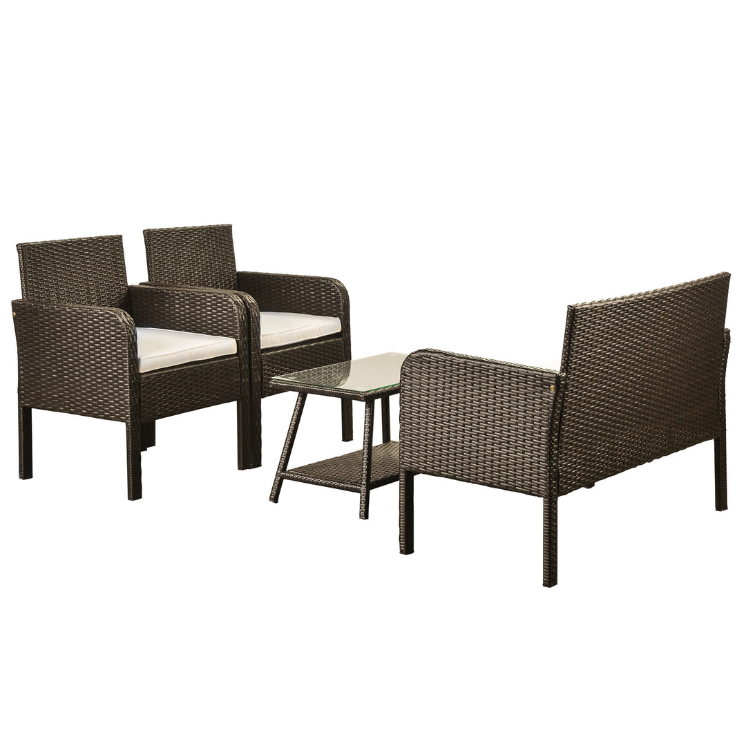 Dreamline Outdoor Garden Balcony Sofa Set 2 Seater , 2 Single seater and 1 Center Table Set Outdoor Furniture