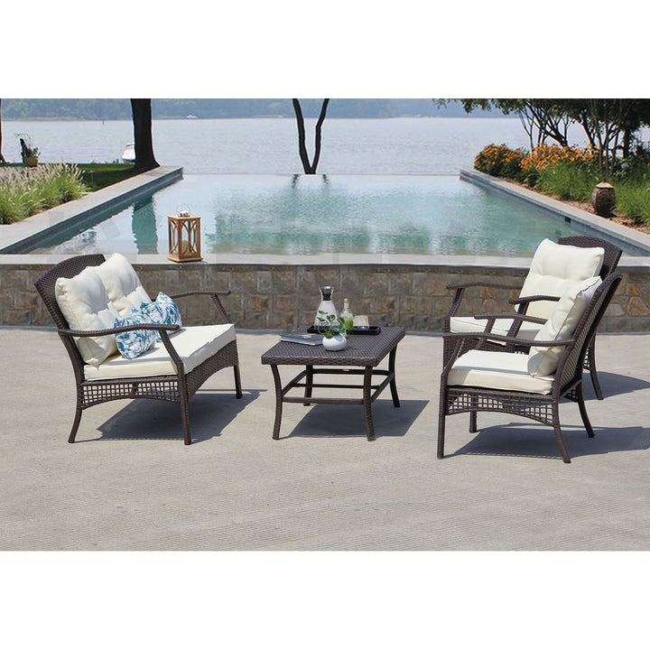 Dreamline Outdoor Garden Balcony Sofa Set 2 Seater , 2 Single seater and 1 Center Table Set Outdoor Furniture