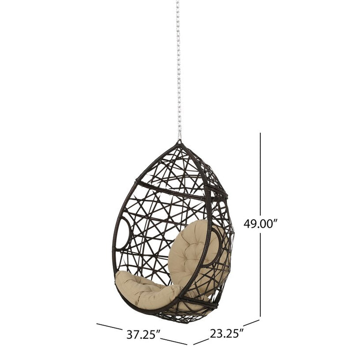 Dreamline Single Seater Hanging Swing Without Stand For Balcony , Garden Swing