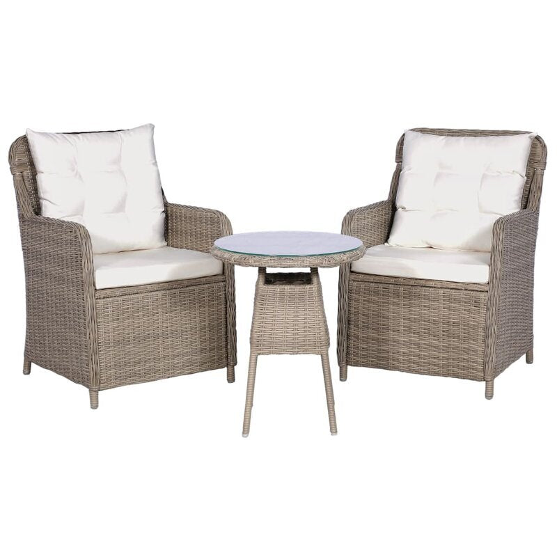 Dreamline Outdoor Furniture Garden Patio Seating Set 1+2 2 Chairs and ...