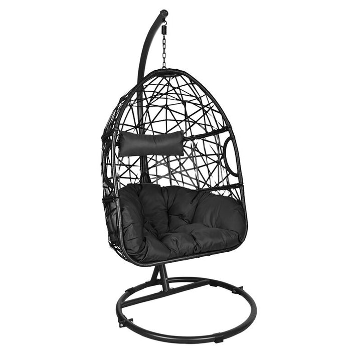 Dreamline Single Seater Hanging Swing With Stand For Balcony , Garden Swing