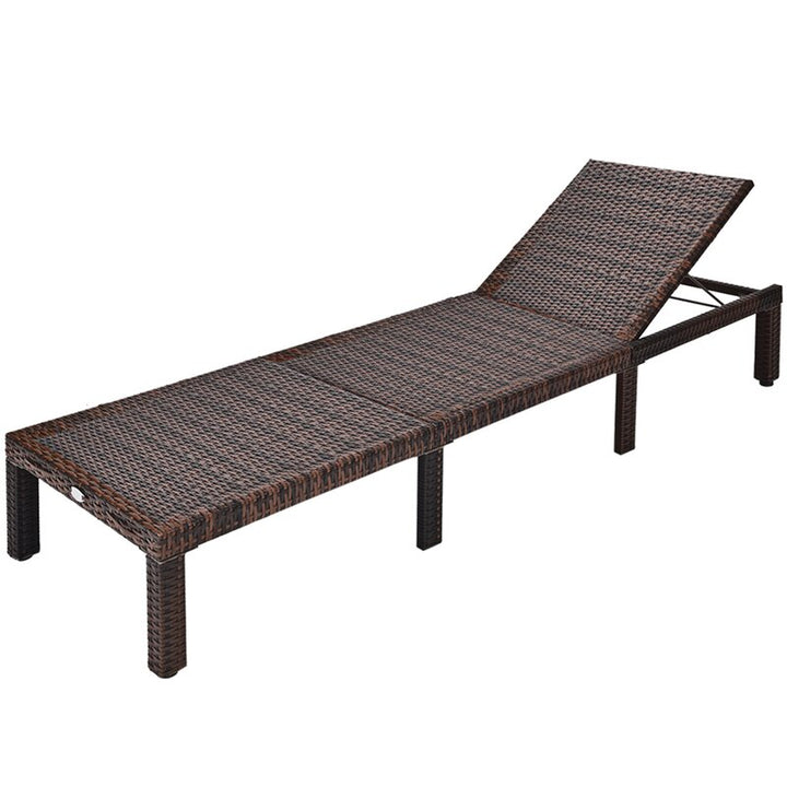 Dreamline Outdoor Furniture Poolside Lounger With Cushion Swimming Pool Lounger