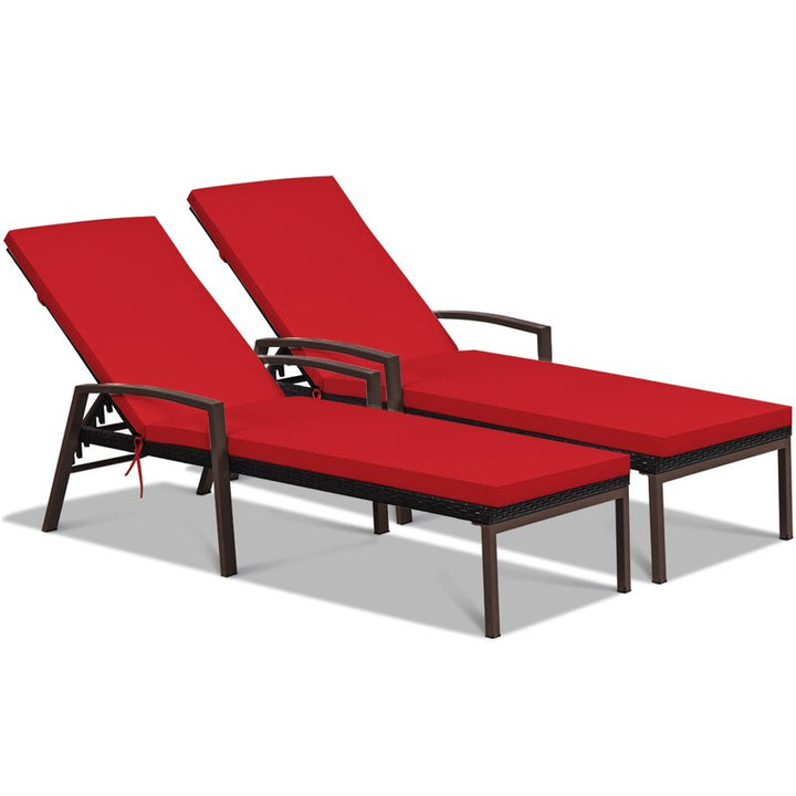 Dreamline Outdoor Furniture Poolside Lounger With Cushion Swimming Pool Lounger