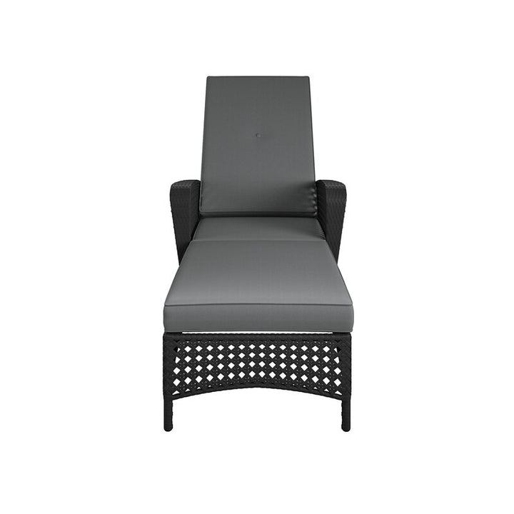 Dreamline Outdoor Furniture Poolside Lounger With Cushion Swimming Pool Lounger