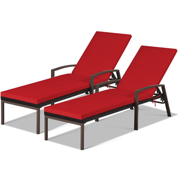Dreamline Outdoor Furniture Poolside Lounger With Cushion Swimming Pool Lounger