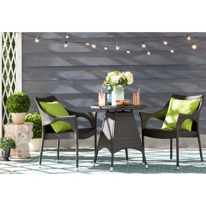 Dreamline Outdoor Furniture Garden Patio Seating Set 1+2 2 Chairs and Table Set Balcony Furniture Coffee Table Set