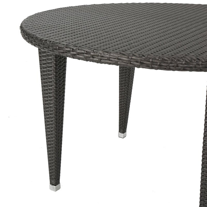 Dreamline Outdoor Garden Patio Dining Set 4 Chairs and 1 Table Set Outdoor Furniture