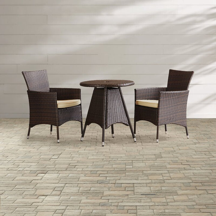 Dreamline Outdoor Furniture Garden Patio Seating Set 1+2 2 Chairs and Table Set Balcony Furniture Coffee Table Set