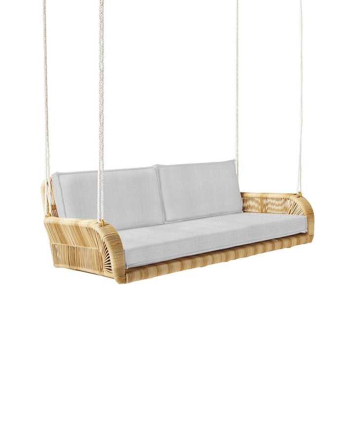 Zita Double Seater Hanging Swing Without Stand For Balcony , Garden Swing (Honey)
