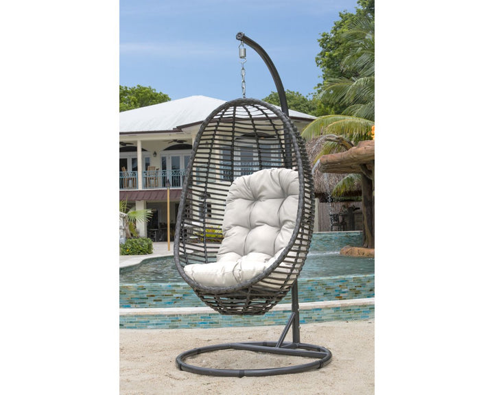 Dreamline Single Seater Hanging Swing With Stand For Balcony , Garden Swing