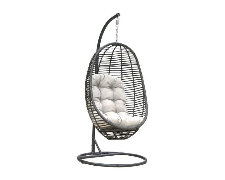 Dreamline Single Seater Hanging Swing With Stand For Balcony , Garden Swing