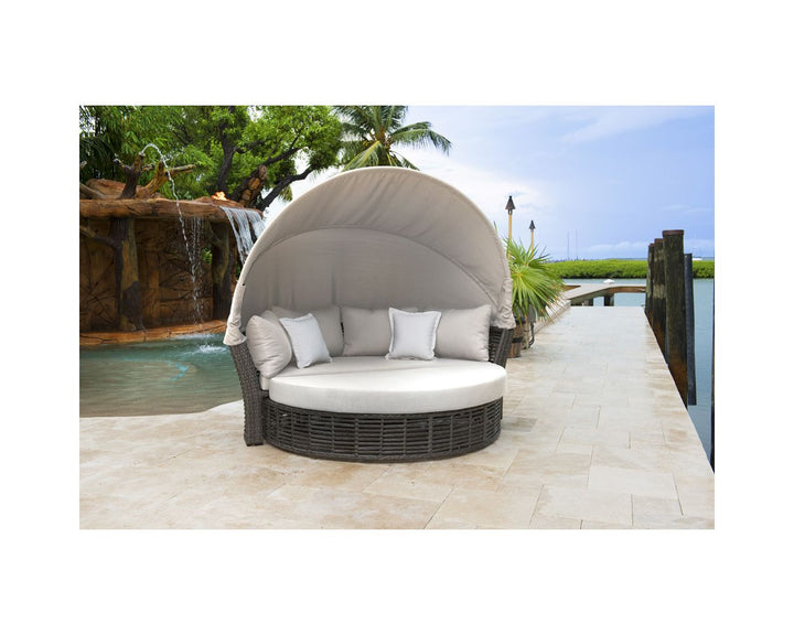 Dreamline Outdoor Furniture Poolside Sunbed With Cushion Daybed