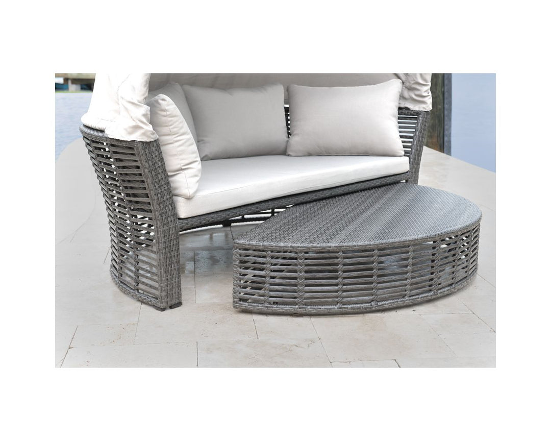 Dreamline Outdoor Furniture Poolside Sunbed With Cushion Daybed