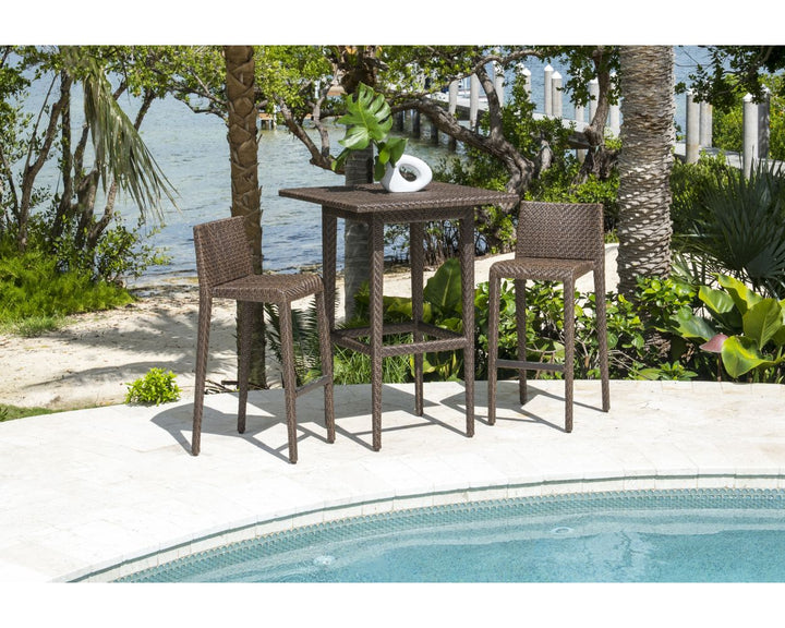 Dreamline Outdoor Bar Sets Garden Patio Bar Sets 1+2 2 Chairs and Table Set Balcony Bar Table Set