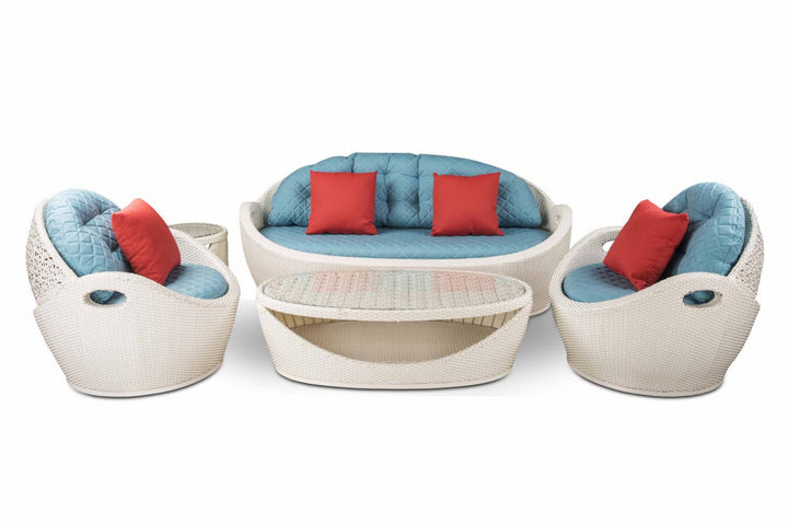 Dreamline Outdoor Garden Balcony Sofa Set 3 Seater , 2 Single seater and 1 Center Table Set Outdoor Furniture
