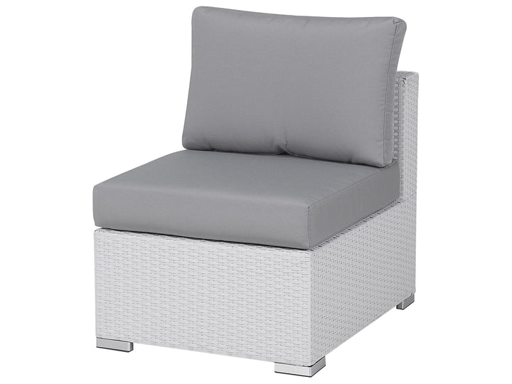 Ulva Outdoor Sofa Set 8 Seater , Single Seater and 2 Center Table Set (White)
